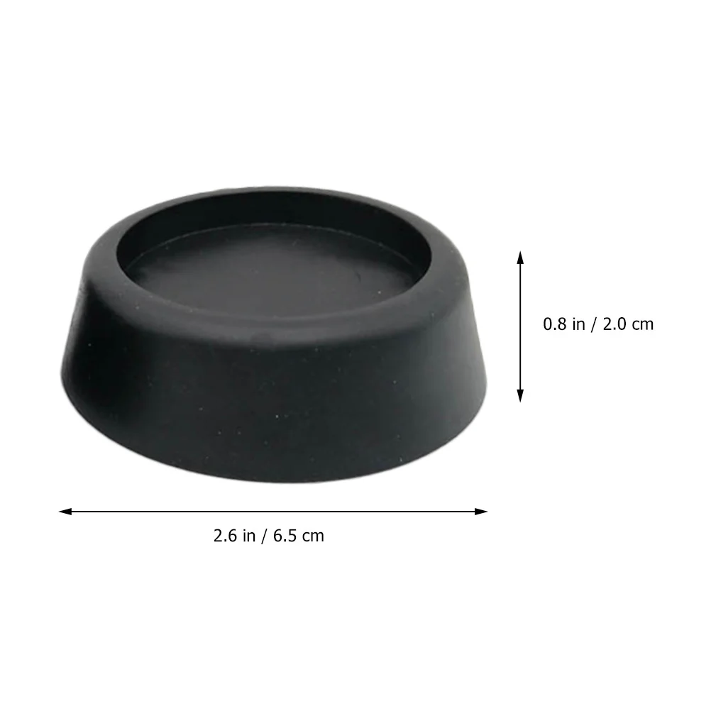Almohadillas antivibración para muebles, almohadillas de goma antideslizantes con reducción de ruido, impermeables, soporte de carga fuerte para lavadora, 8 Uds.