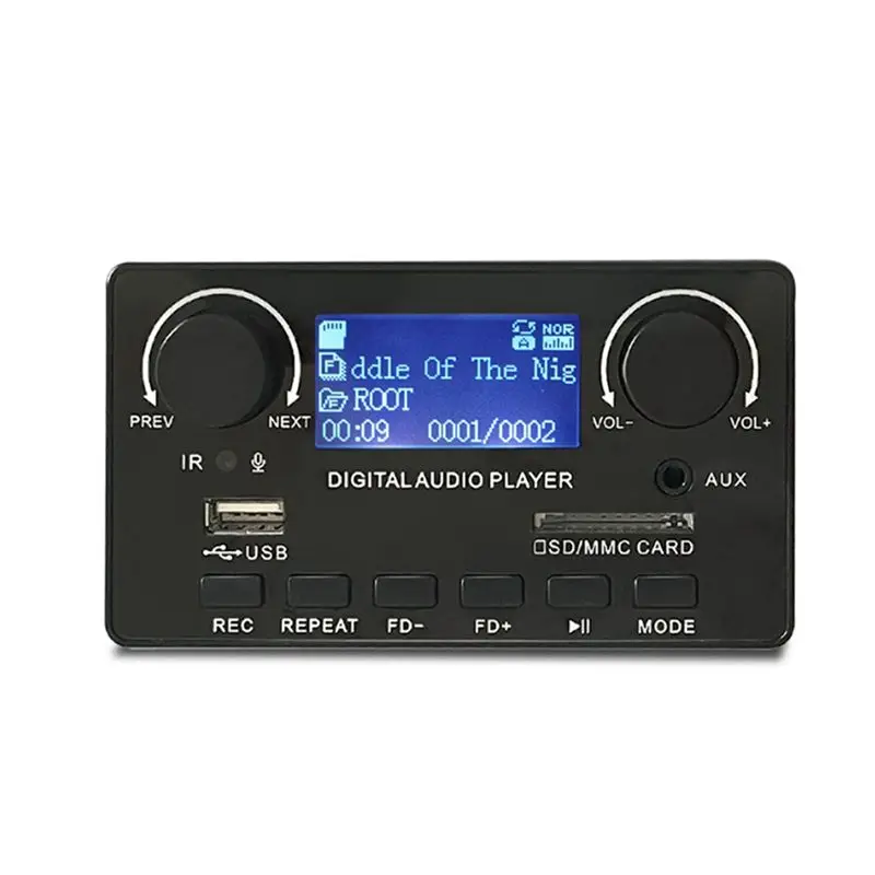 [TOP SALE] Multi-Function LCD Screen Bluetooth MP3 Decoder Board Portable Synchronization Car Amplifier Board MP3 Decoder