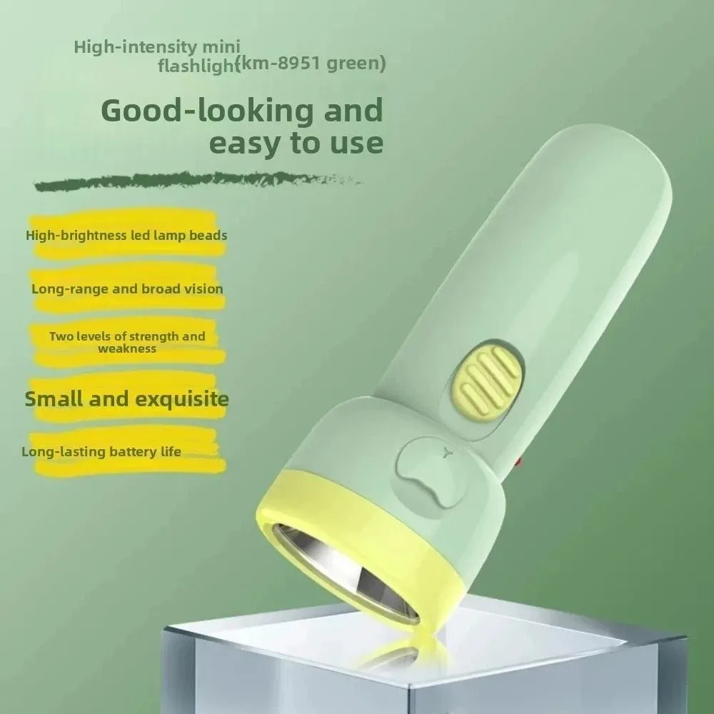 High Brightness KM8951 LED Flashlight Portable Design Focused Beam Rechargeable Torch Light Rechargeable Easy Operation