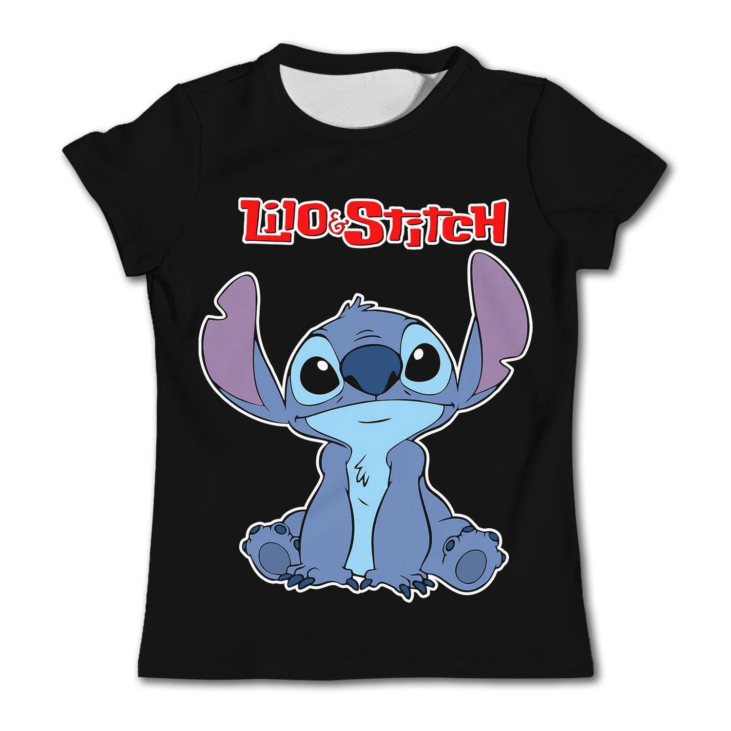 Cute Stitch T-shirts Boys Girls Clothes Kids Cartoon Tees Children's Clothing Baby T-shirt Child Girl Tops Tee Boy Short Sleeve