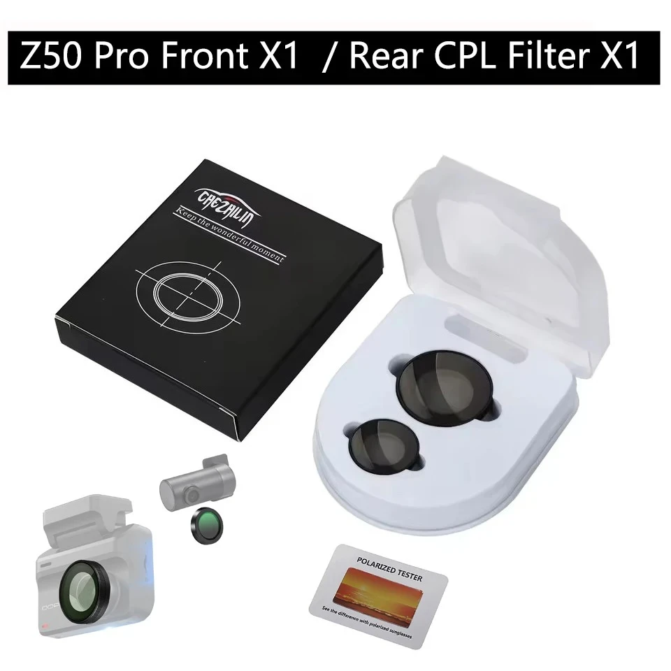 for DDPAI Dash Cam Z50 Pro CPL Filter Lens Dust Protection Anti Glare for DDPAI Z50 Pro Rear Camera CPL Filter