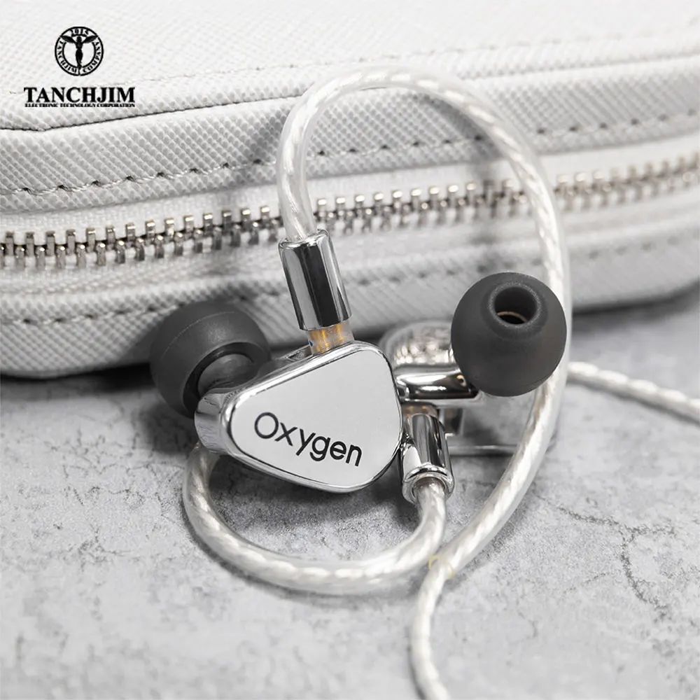 

TANCHJIM Oxygen Wired In Ear HiFi Earphone Carbon Nanotube Diaphragm Dynamic Driver Monitor with 0.78mm 2Pin Detachable Cable