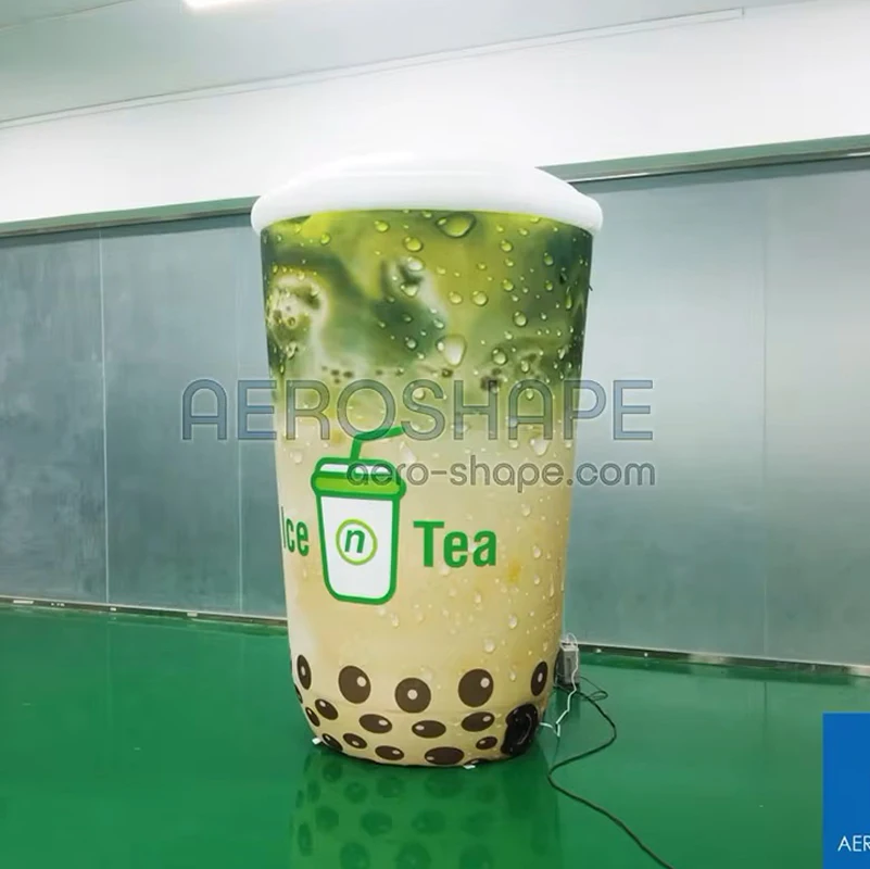 Full Customization Giant Inflatable Milk Tea Cup Brand Promotion Huge Customized Inflatable Advertising Bottle