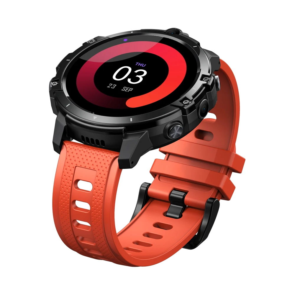 TJXL-Zeblaze THOR 6 4G SmartWatch 1.6 Inch IPS Display GPS/GLONASS Helio P22 Octa Core 64GB 830mAh Android 10 Smart Watch in Sto