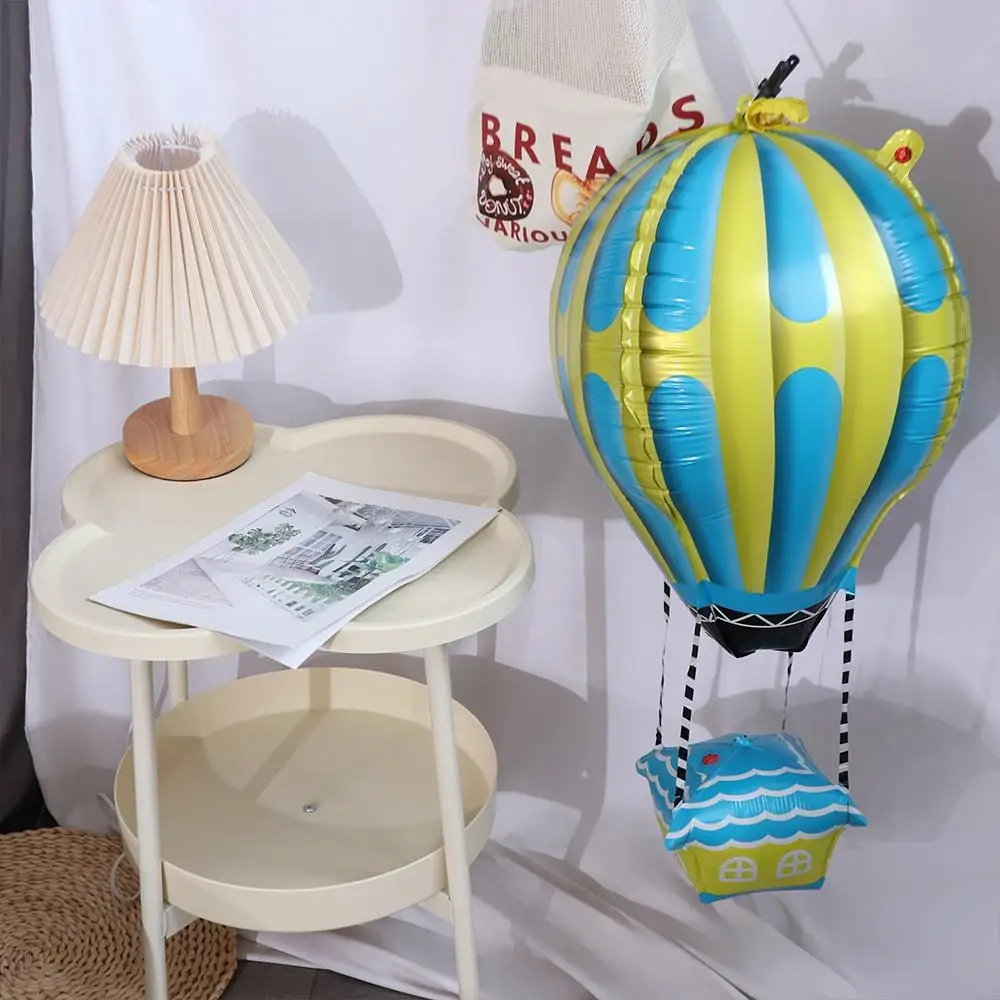 Juguetes para niños, globo de aire caliente 4D grueso, globo de aluminio de dibujos animados, decoración inflable para fiesta, globo para Baby Shower