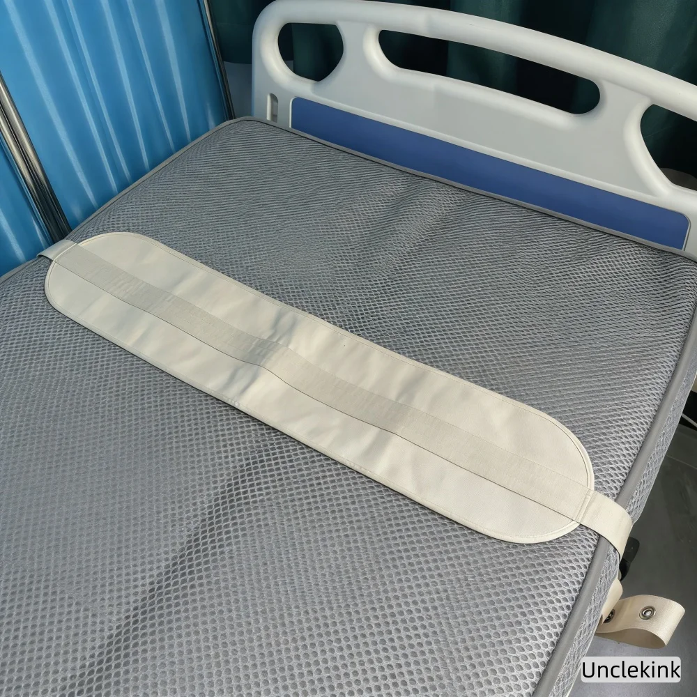 

Beige Cotton Medical Restraint Belt - Adjustable Bed Safety Straps for Hospital, Home & Nursing Care, Multi-Use Patient Safety