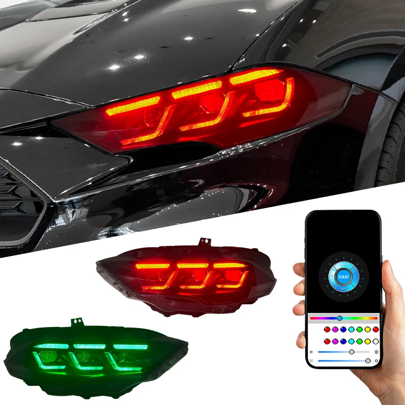 

Высококачественные светодиодные фары YU GUANG для Mustang 2018-2022: Обновление, установка Plug and Play, передние фары