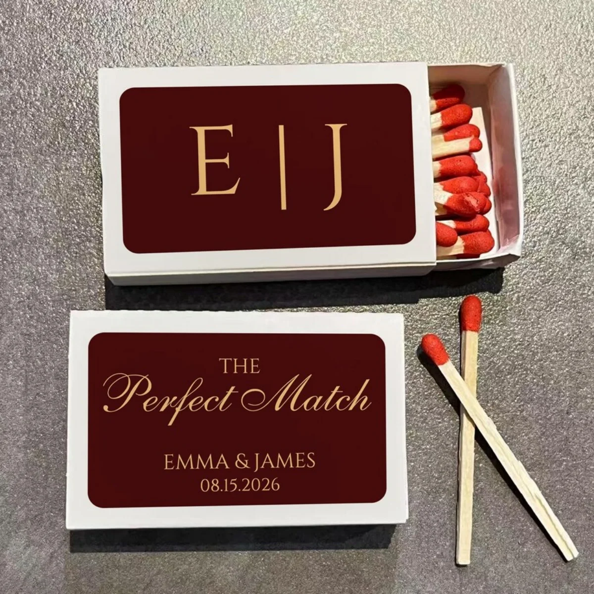 

Initial Monogram Custom Classic MatchBoxes Favors The Perfect matchbox Wedding Matchboxes Party Favors for Bachelorette, Recepti