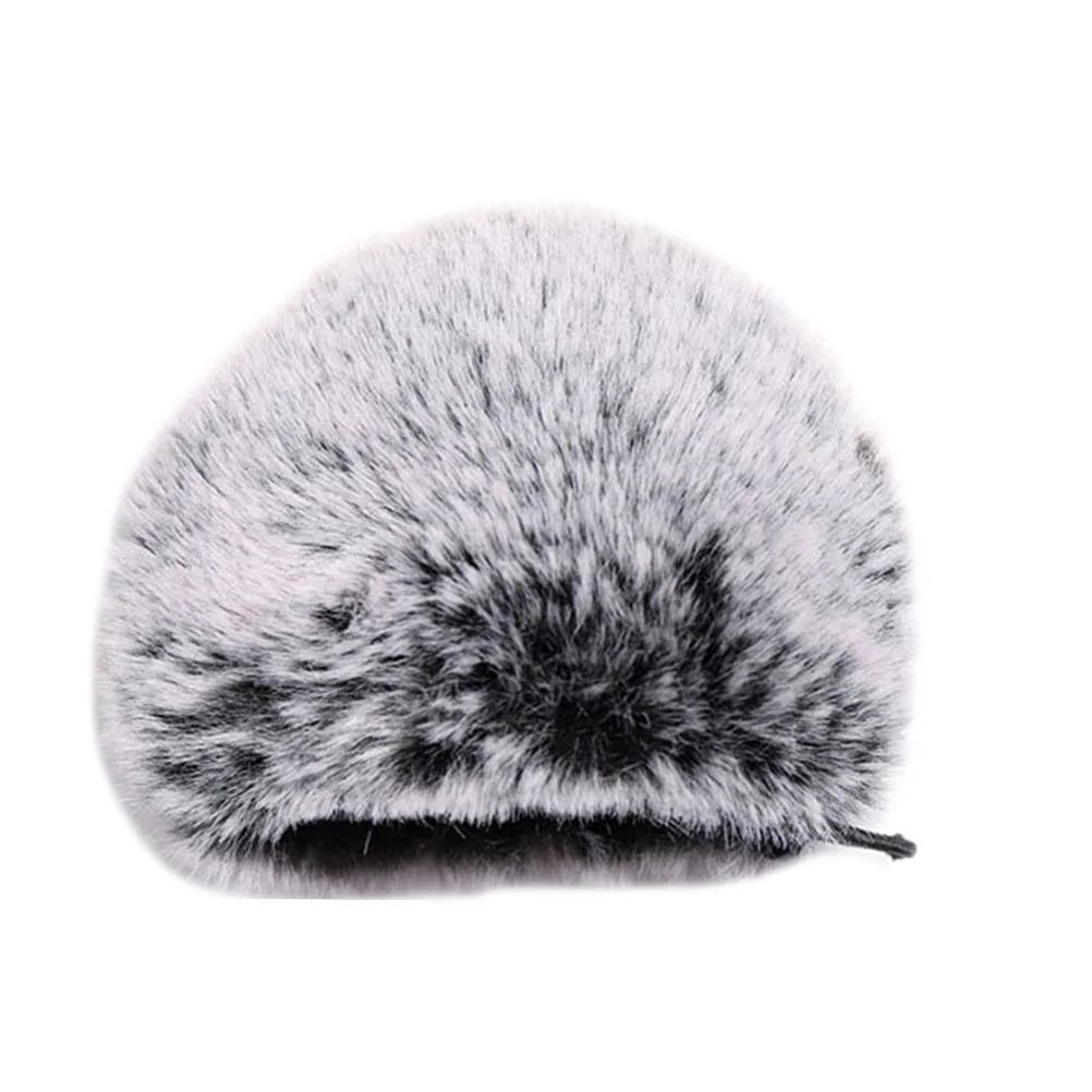 

Plush Microphone Cover Sleeve Practical Accessory Windproof Protectors Anti-splash Microphones