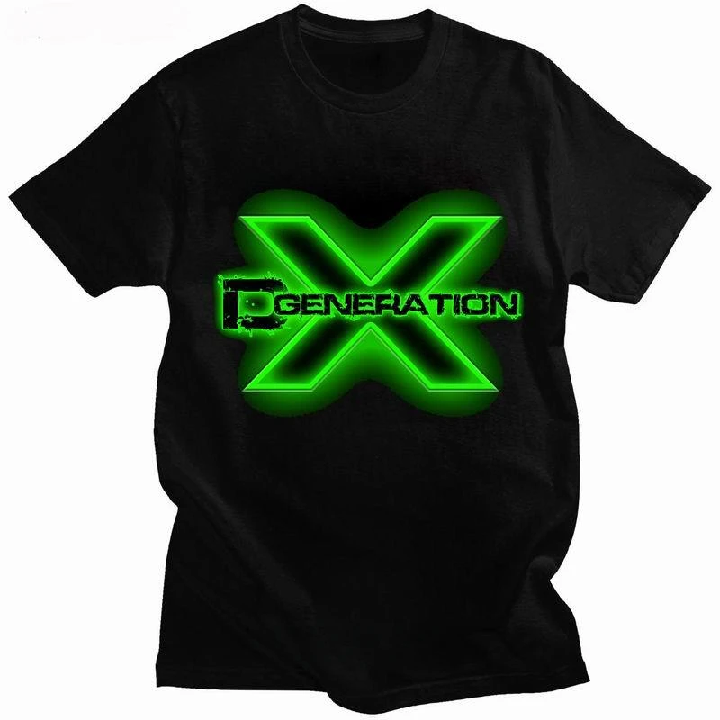 Dx D Generation X Wrestling T-shirt  American Wrestlers Compete T Shirt  Men Clothing   AEW Logo Tshirt