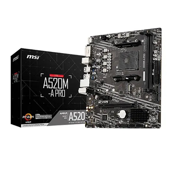 MSI A520M-A PRO AMD mainboard CL