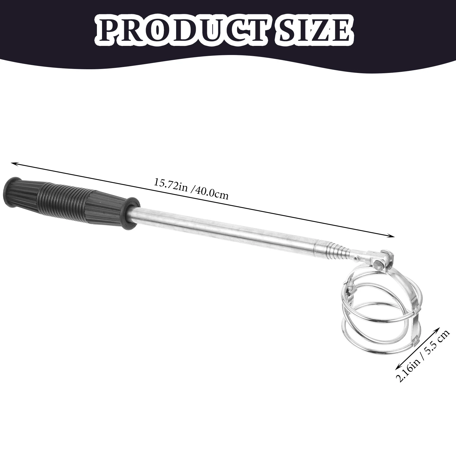 تلسكوبي الفولاذ المقاوم للصدأ كرة جولف المنتقى خفيفة الوزن كرة جولف المسترد قابل للتعديل طول المحمولة أداة استرجاع الغولف