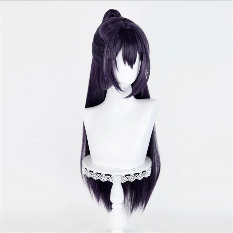 Game Limbus Company Hong Lu Adult Cosplay Wig Long Purply Hair Heat Resistant Synthetic Wigs Halloween Carnival Party Prop