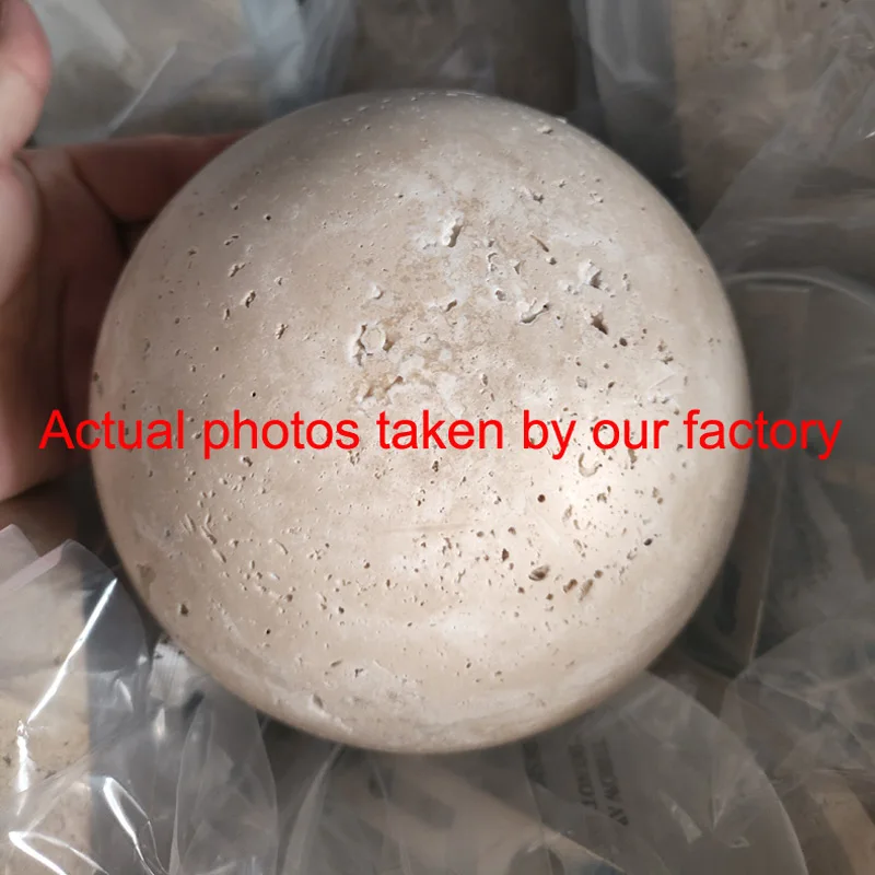 Minimalist Travertine Marble Wall Sconce – Round Natural Stone Fixture with Warm Ambient Glow for Modern Interiors