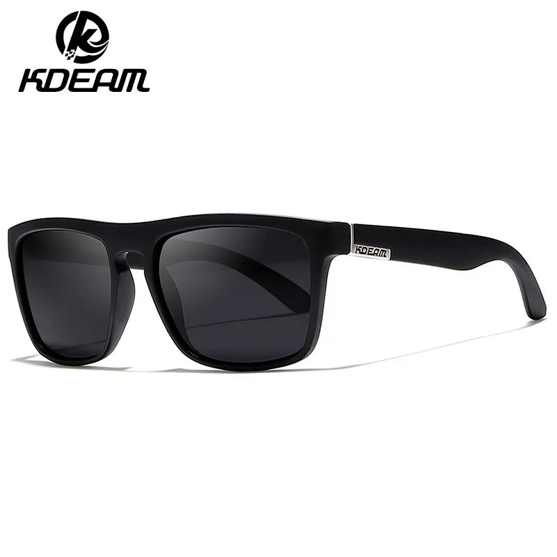 KDEAM Polarized Sunglasses 2025 Classic Square Sports Leisure Shockingly Colors Glasses Unisex Outdoor Driving Dark Glasses