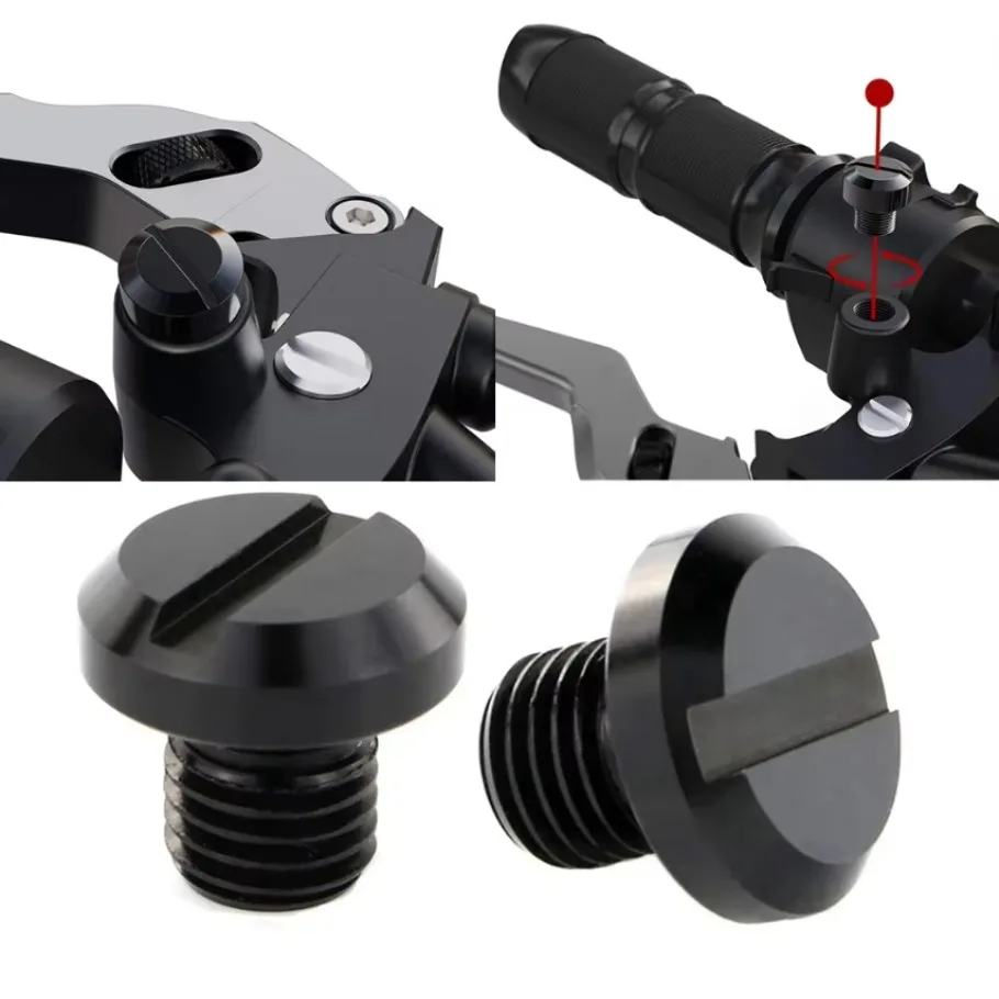 M10 M8 8 MM 10 MM Mototcycle dikiz aynası Delik Fiş Vidası Yamaha Kawasaki Kapak Kapakları Montaj Cıvata Aksesuarları