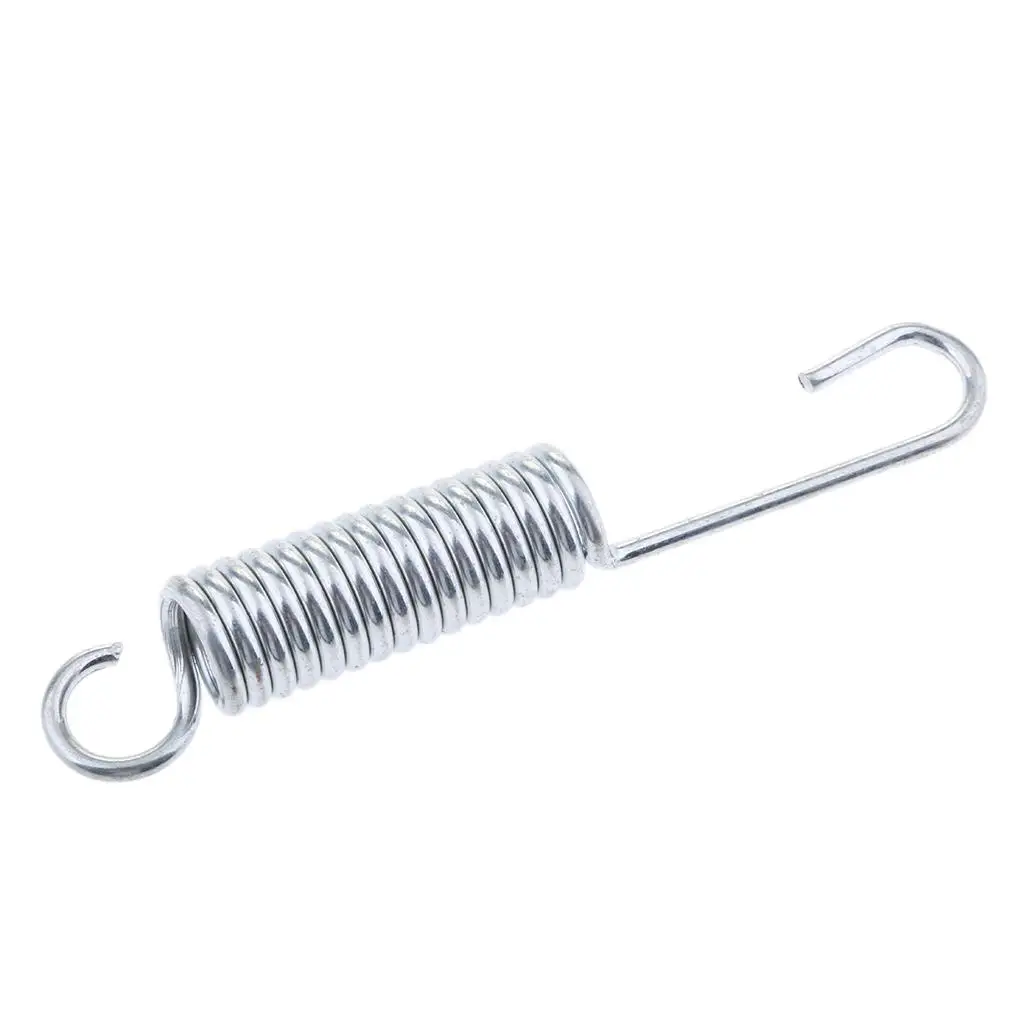 Silver Metal Kickstand Spring 90mm Hook for Pit Bike 125 Side Stand Return for Dirt Bike Kickstand CRF50