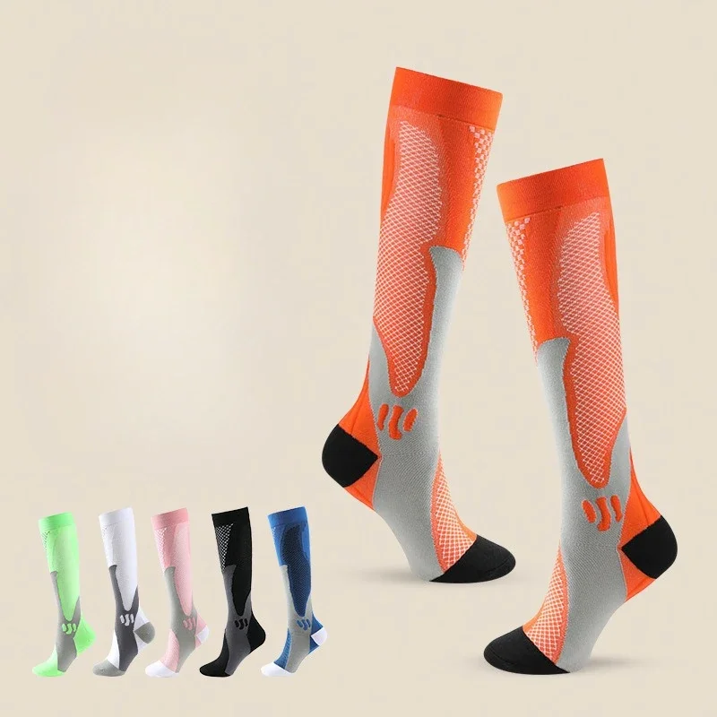 

Running Compression Socks Stockings 20-30 mmhg Men Women Sports Socks for Nursing Rugby Marathon Cycling Football Varicose Veins