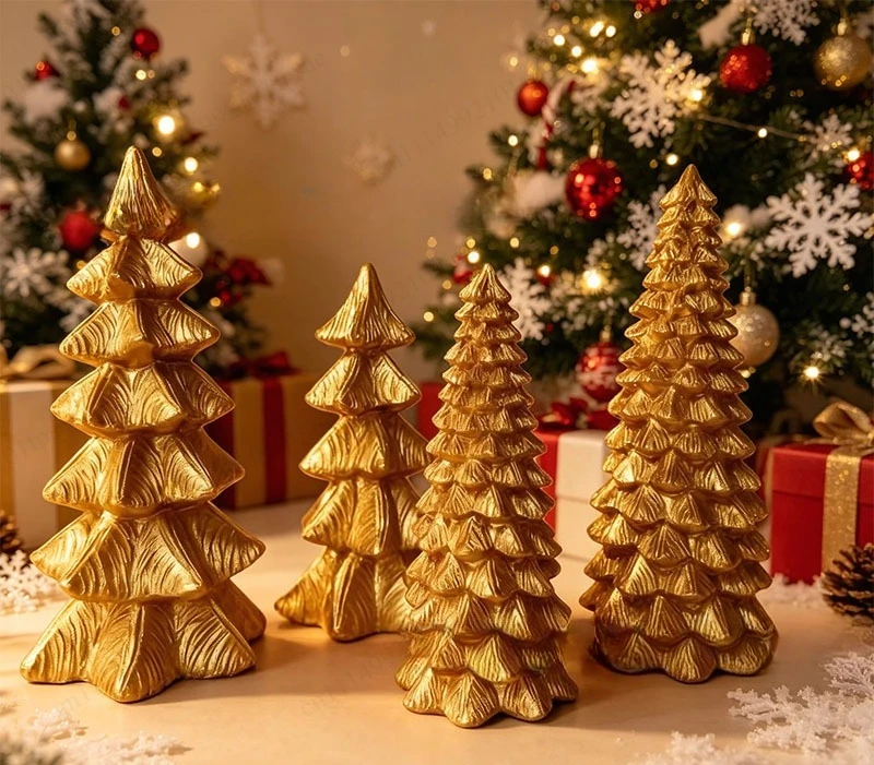 Christmas decorations and decorative lights, home dining tables, comfortable holiday living room decorations, gifts