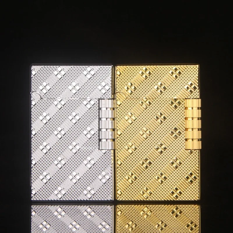 

Боковая скользящая зажигалка с косой решеткой, открытое пламя, дванадцать дней, мужской подарок, аксессуары для курения, Cigarro Electronico Envio Gratis