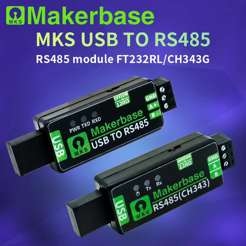 

Makerbase USB to RS485 Serial Converter RS485 module FT232RL