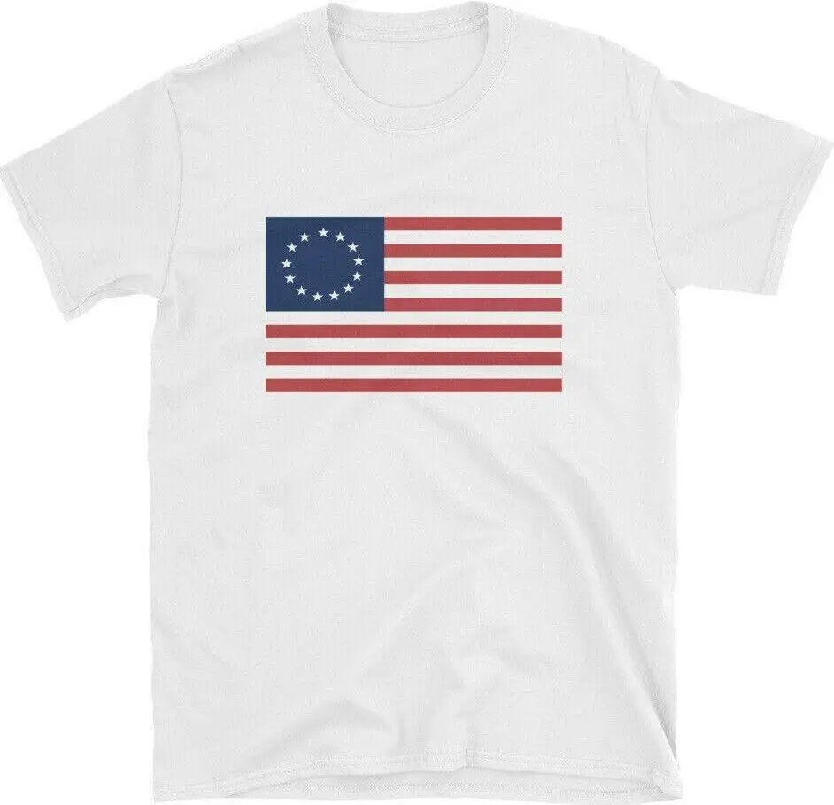 USA American Flag 13 Stars Betsy Ross Patriotic 4th of July Unisex T-Shirt