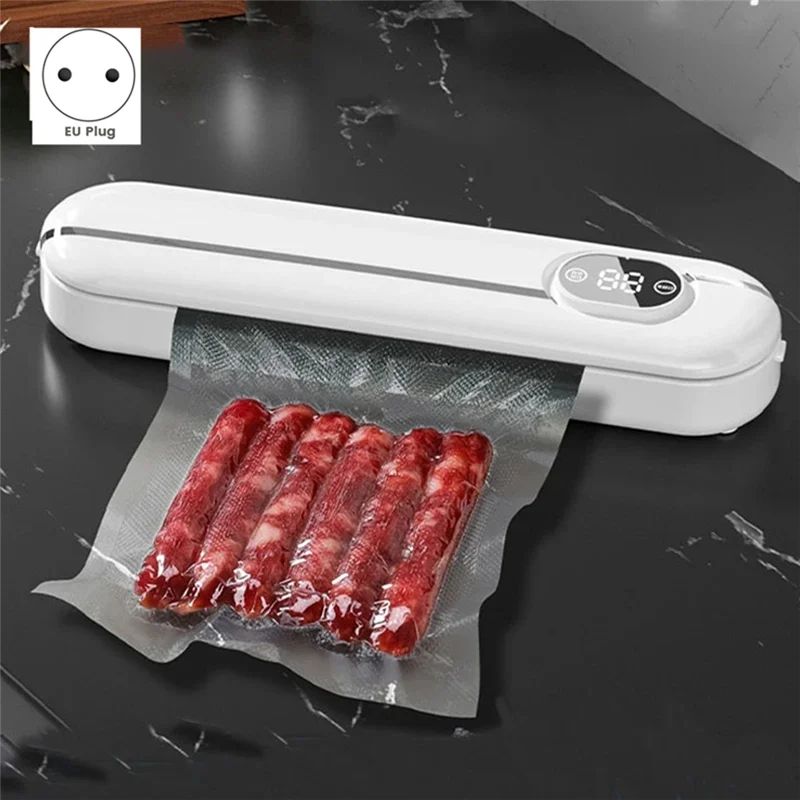 

Sealer Packaging Machine ABS For Home Kitchen Automatic Vacuum Food Sealing,Yellow,EU Plug-A58E