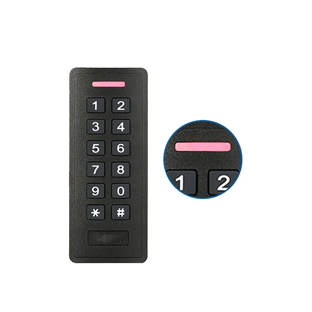 Waterproof Standalone Access Control gate opener fingerprint door keypad white RFID Reader of ABS