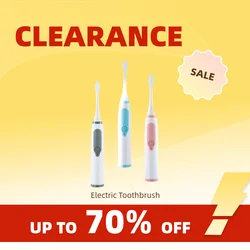 Clearance_Jianpai Sonic Electric Toothbrush for Men and Women Adult Household Non Rechargeable Soft Hair IPX6 Waterproof_Continu