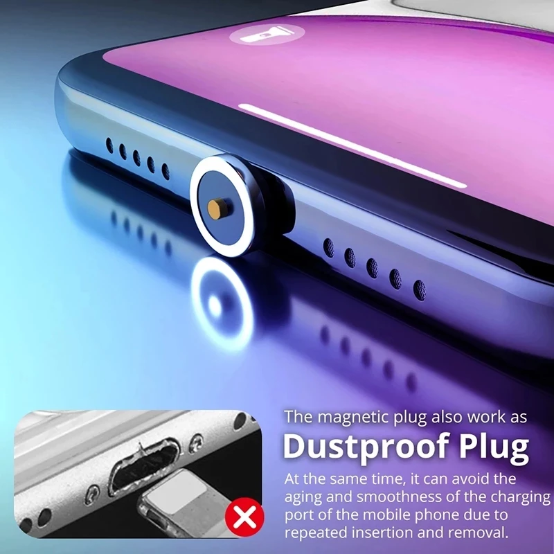 5/1Pcs Magnetic Connector Tips Head for Type C Android Devices,Magnetic Phone Cable Adapter for Samsung Huawei Xiaomi