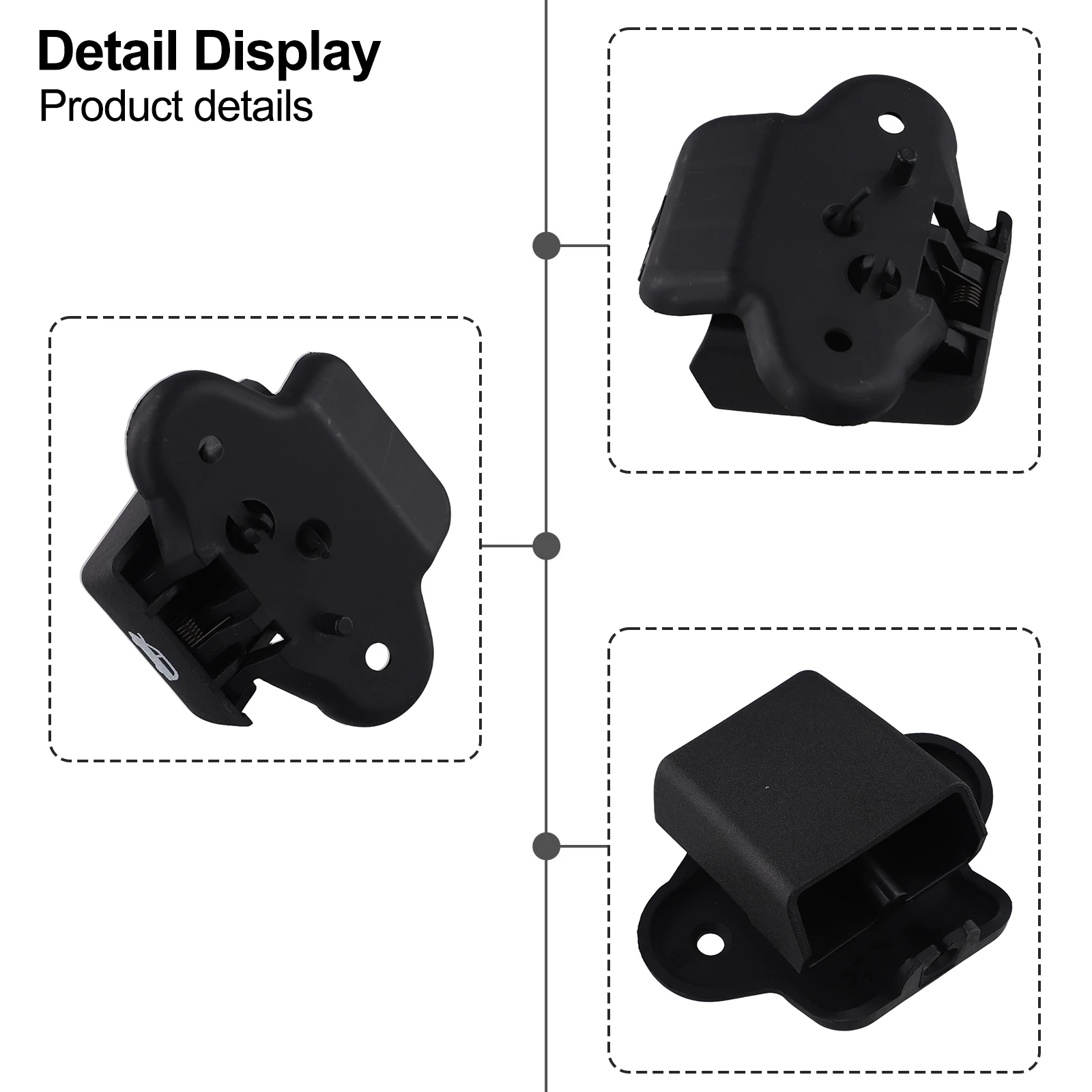 

Black Release Handle For Chrysler 300 For Dodge Caravan Hood Latch RELEASE HANDLE Replacement Useful Brand New