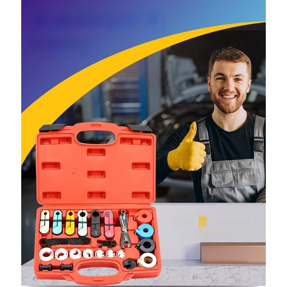 22-Piece Climate Control Hose Removal Tool Set For Car AC And Fuel Pipe Disassembly, Compatible With Cars Trucks SUVs