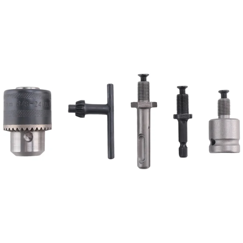 

AEE6-5 шт. 1,5-10 мм 3/8-24UNF набор сверлильных патронов адаптер для дрели замененый ударный гайковерт в электрический сверлильный патрон наборы инструментов