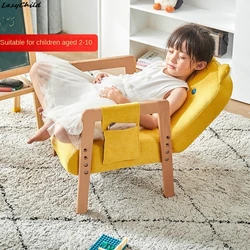 Lazychild-sofá reclinable para niño y niña, Silla de esquina para lectura, asiento individual, novedad