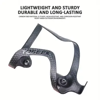 HUALONG 3K 카본 파이버 자전거 물병 케이지 MTB 로드바이크 물병 홀더 케이지, 무광 블랙, 무게 (16±2g) 6 best sales 카본 물통 케이지 - №4