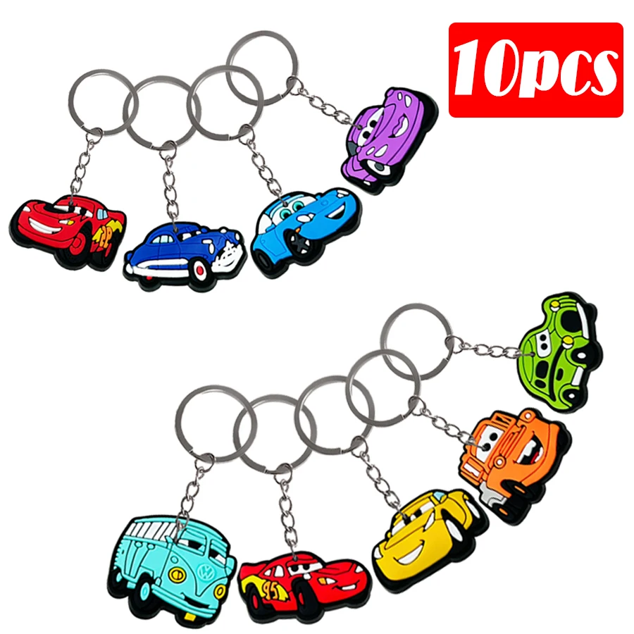 

Брелки Cars Lightning McQueen для детей, товары для рождественской вечеринки, школьные карнавальные награды, украшения для детского дня рождения