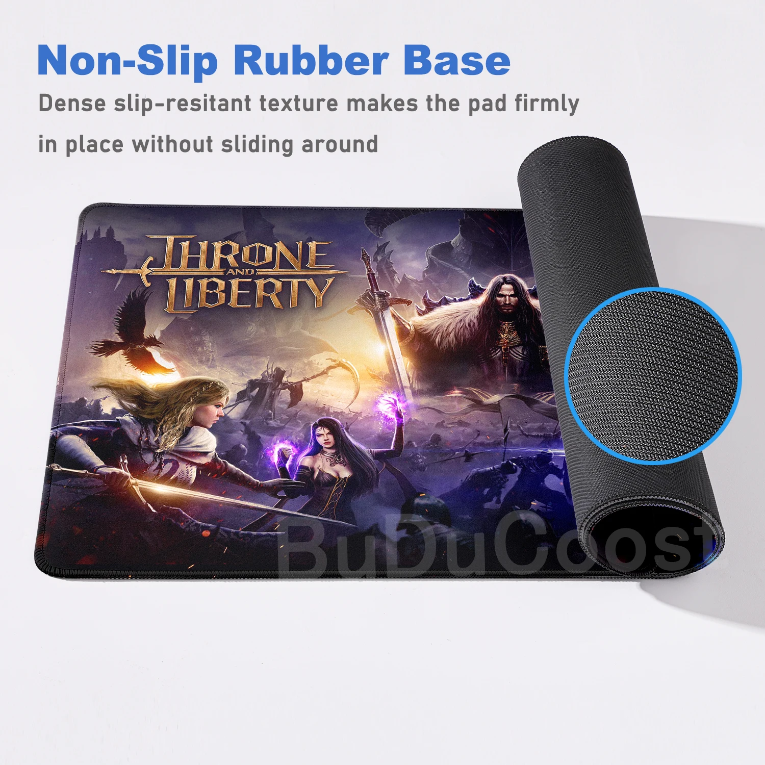 Hot selling item THRONE AND LIBERTY Desktop games Rubber pad Large game accessories Laptop Keyboard Gaming HD printing mouse pad