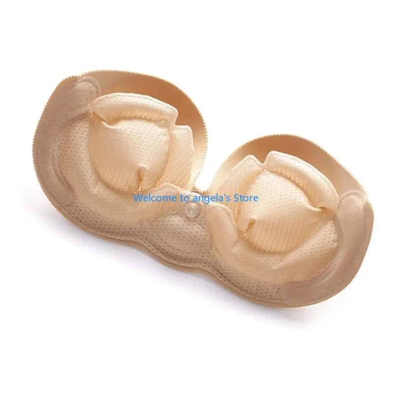 

X4YC Невидимый надувной бюстгальтер для женщин, утолщенный бюстгальтер с эффектом пуш-ап, дышащий бюстгальтер без бретелек с