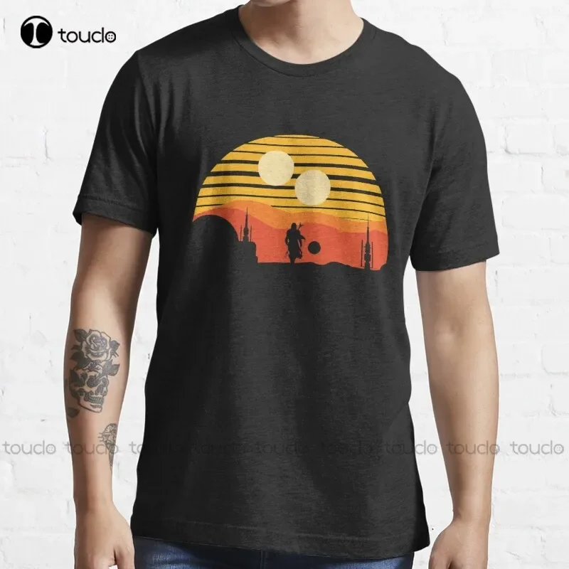 New The Tatooine Hunter T-Shirt Cotton Tee Shirt S-5Xl Unisex golf tees