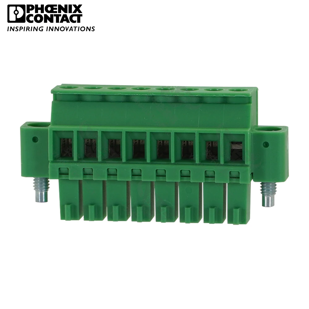 3.5mm Original Genuine Phoenix Contact Connector PCB Pluggable PLUG-IN Terminal Block 8 Pin MCVR 1.5 STF 3.5 1863369 8A 160V