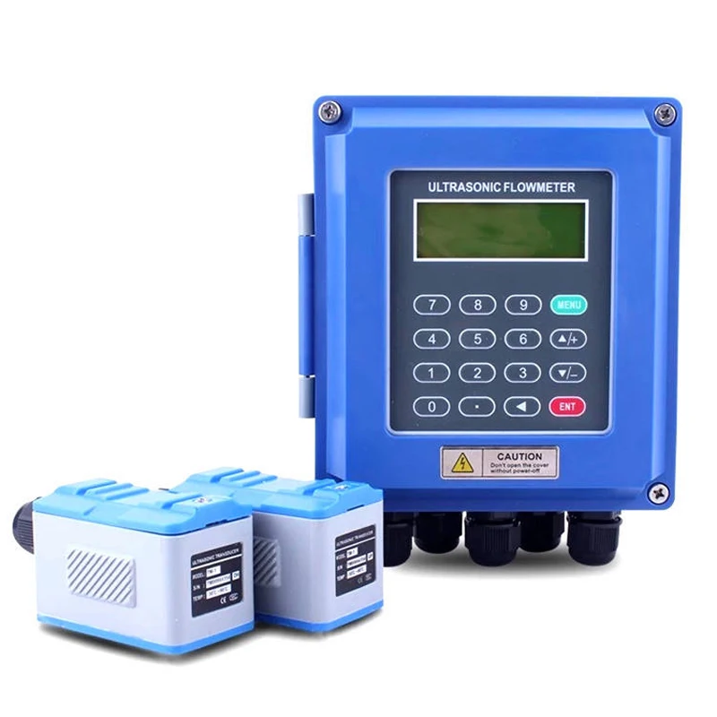 

Tai'an Xinhaitai Digital Ultrasonic Flow Meter With Clamp-On RS-485 Output 4-20mA Pulse for Liquid Measurement LCD Display