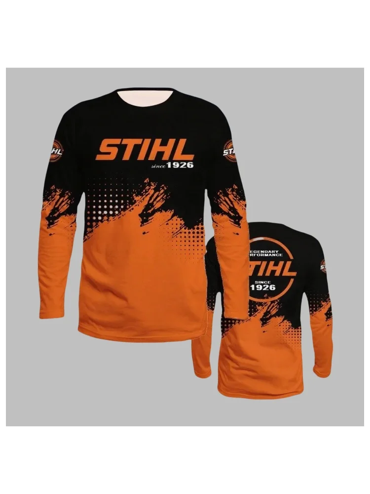 AliExpress Men's Women's Autumn Winter Long Sleeve T-shirt Outdoor Sports Cycling Clothing Off Road Men Motorcycle y2k Shirt Men's clothing