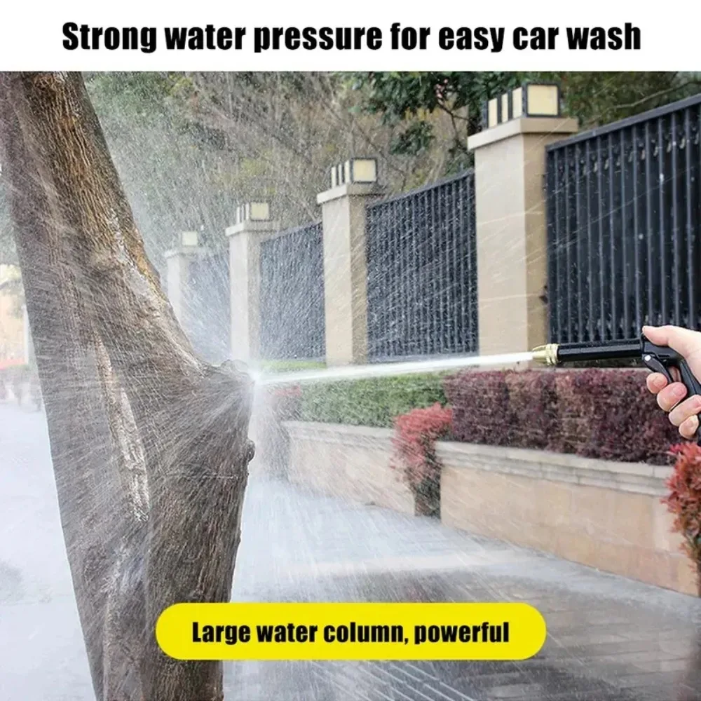 Portable High-Pressure Water Gun Cleaning Car Wash Machine Garden Watering Hose Nozzle Sprinkler Foam Thread Quick Connector view 6
