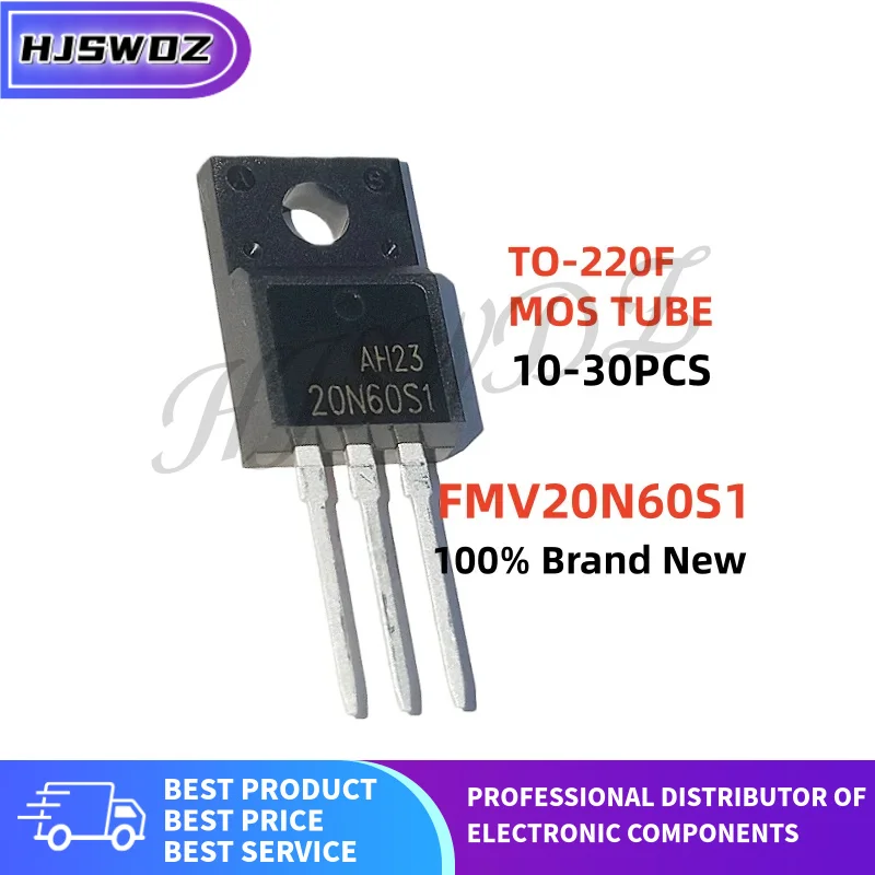 10~30Pcs New FMV20N60S1 20N60S1 N-Channel MOSFET Field effect transistor TO-220F