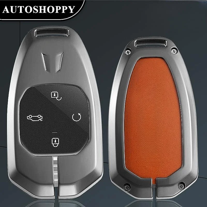 

Zinc Alloy Car Remote Key Fob Case Bag Cover Shell For Trumpchi GAC 2021 Empow J11 J12 J13 J14 J15 J16 GS8 Accessories