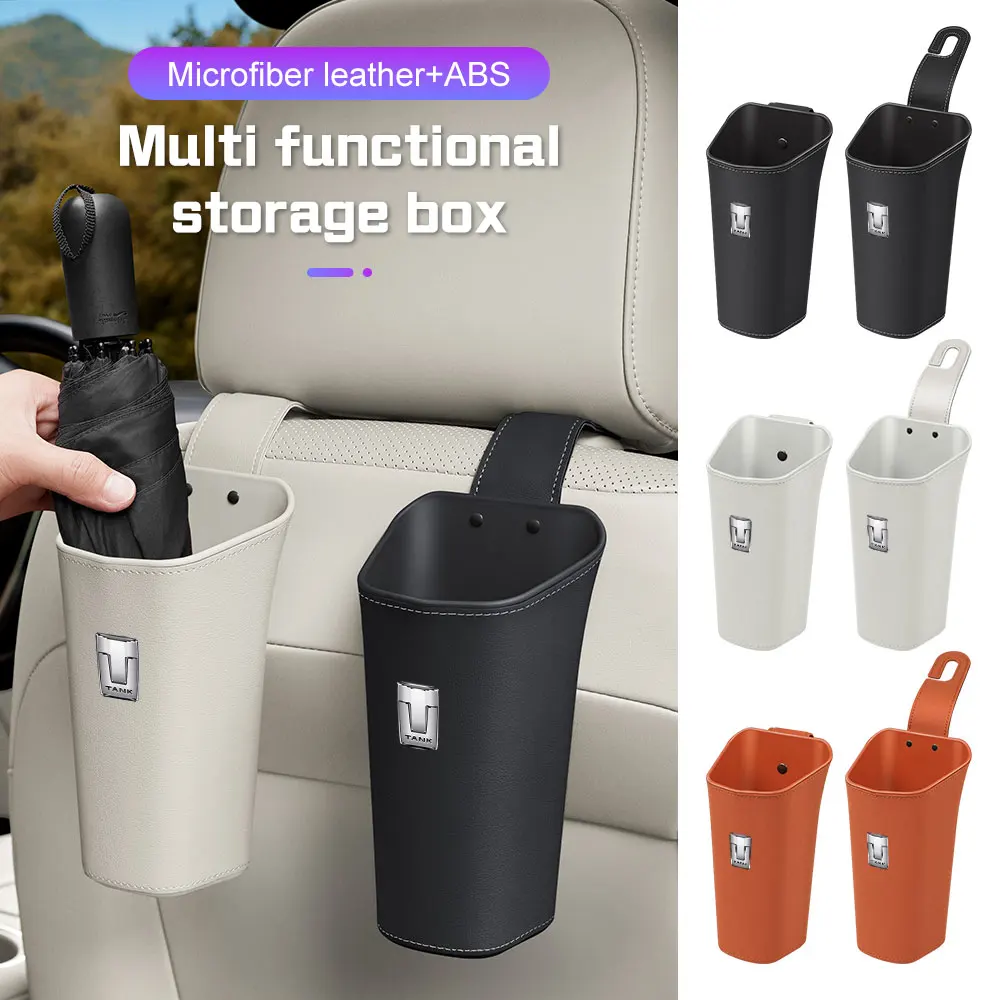 

For Great Wall GWWWEY TANK 300 500 700 400 Car Door Storage Bin,Cup Holder Box,Seat Back Umbrella Bucket Trash can Accessories