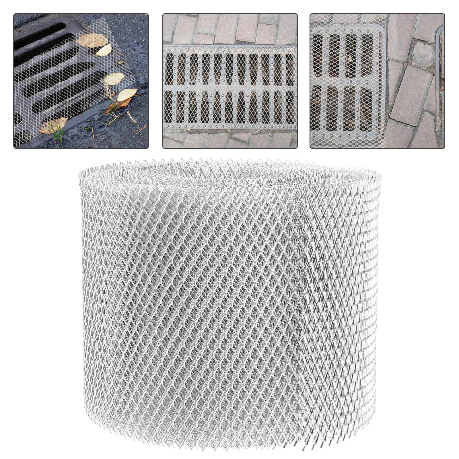 

Gutter Guard Mesh 127mmx6 1m Aluminum Durable Leaf Filters Protective Covers Strainer Screens For Gutters Downspouts Rain