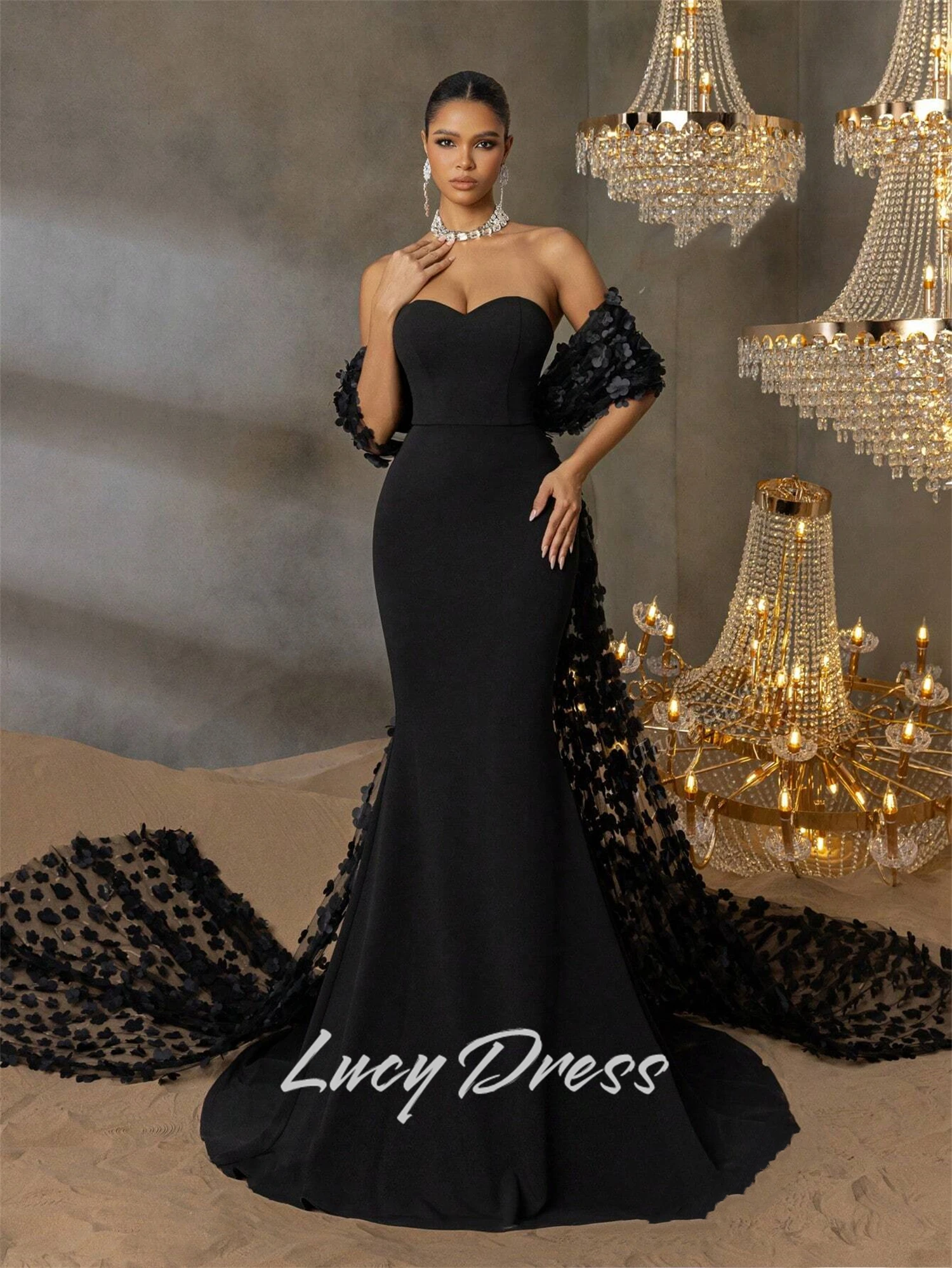 

Lucy Индивидуальные свадебные платья Элегантные платья для гостей Свадебное платье Платье для особых случаев Вечернее платье русалки для выпускного вечера