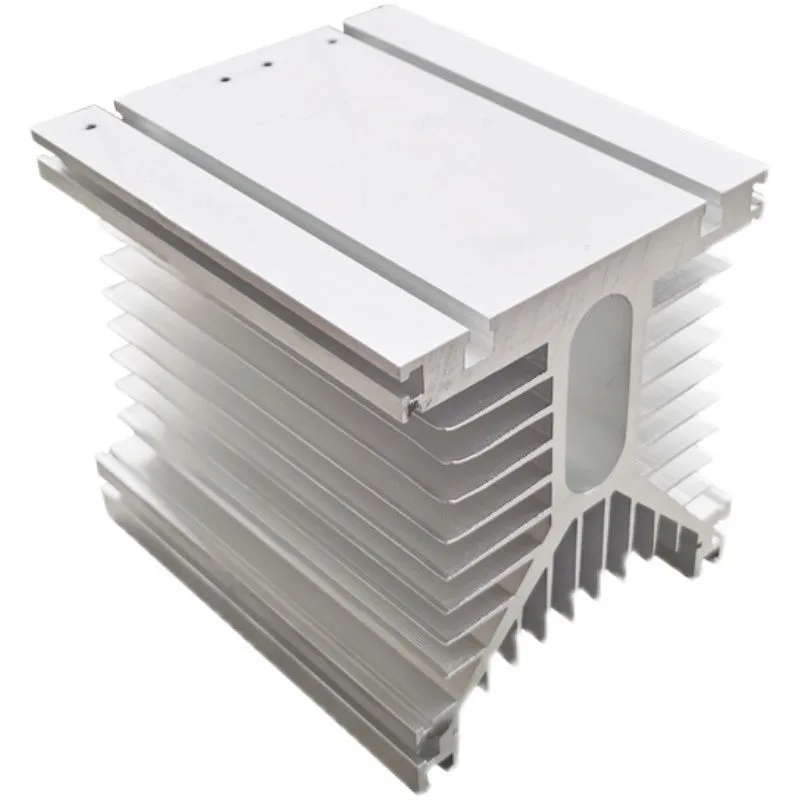 Extruded radiator HS50150F with fan, suitable for solid state relay, controllable module cooling scenarios