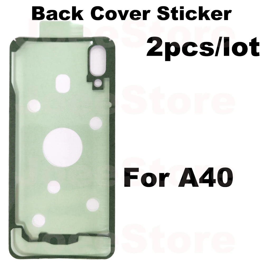 2pcs Back Battery Cover Sticker Adhesive For Samsung A50 A40 A30 A31 A51 A70 A21S A30S A52 A32 Back Door Waterproof Tape Glue